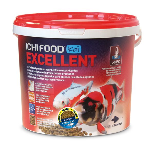 Ichi Food Excellent Mini Visvoer 2-3mm, 2Kg - Bevordert Groei & Kleur bij Siervissen