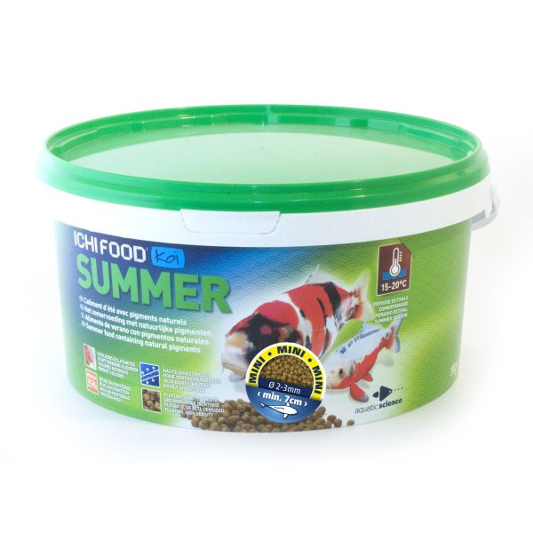 Ichi Food Summer Mini 2-3mm Vijvervisvoer - Gezond & Kleurrijk in Zomer - 2Kg