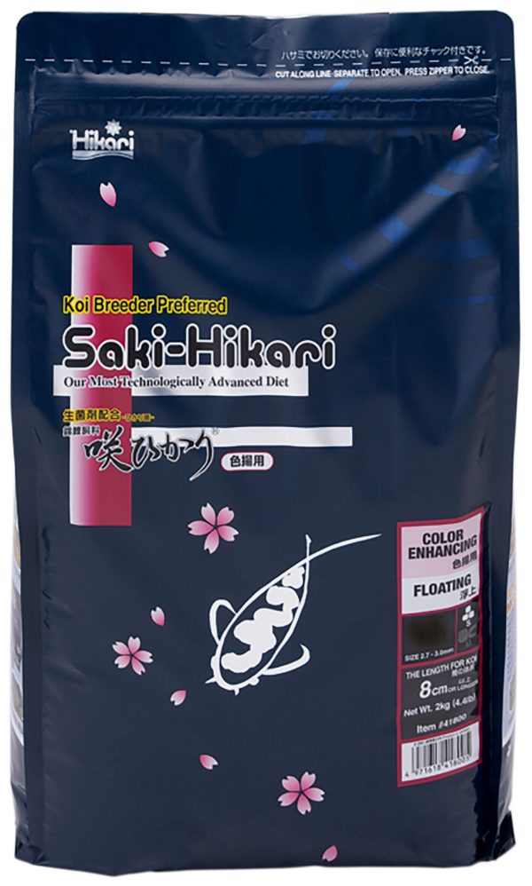 Saki Hikari Color M Koi Voer 2 kg - Intense Kleur & Gezondheid, Probiotica en Spirulina